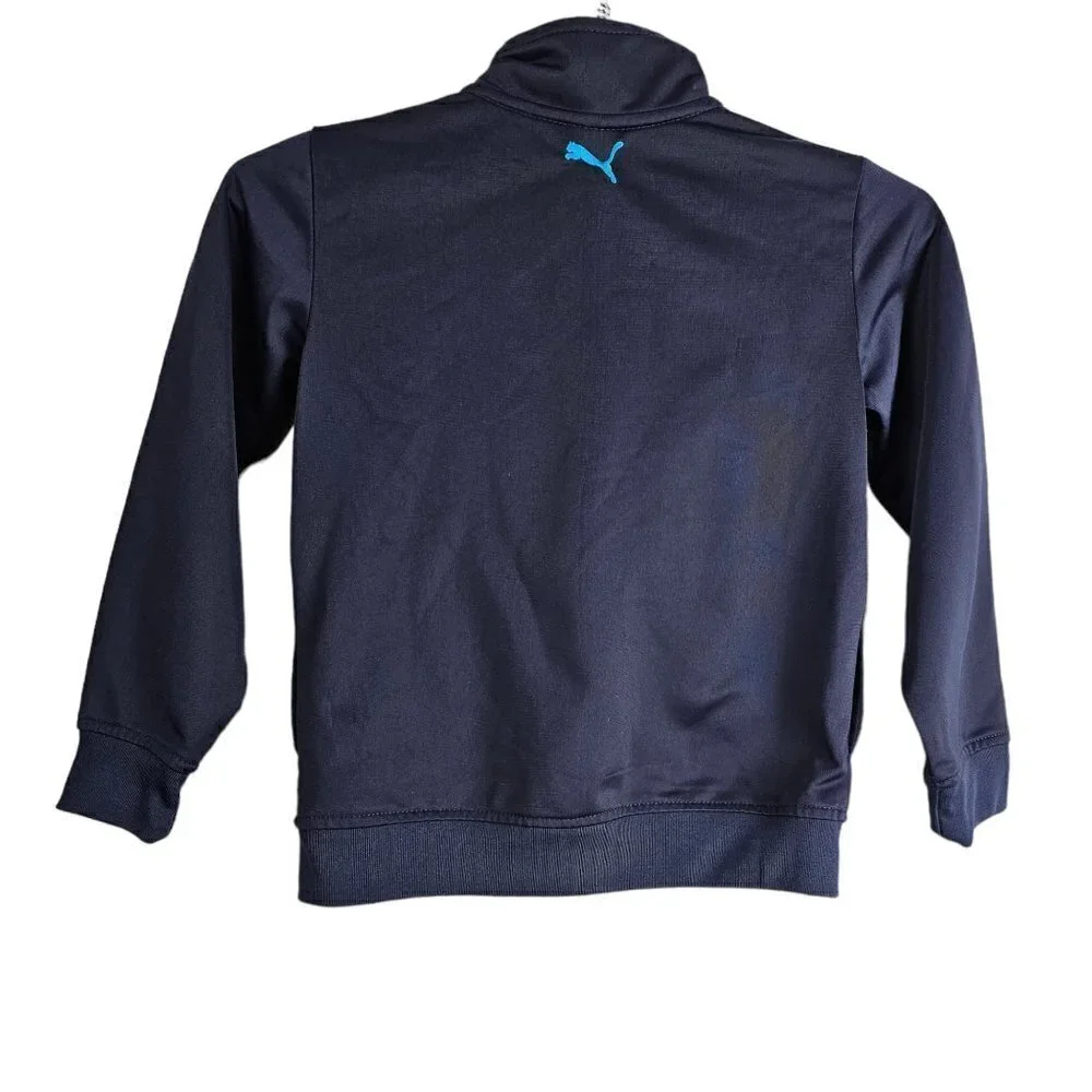 Puma Zip Up Navy Blue Performance Jacket